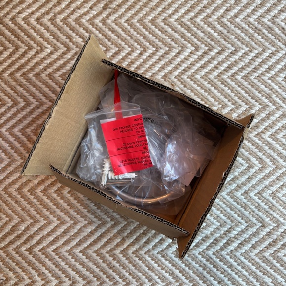 POTTERY BARN MERCER TOWEL RING - SATIN NICKEL - Picture 2 of 4